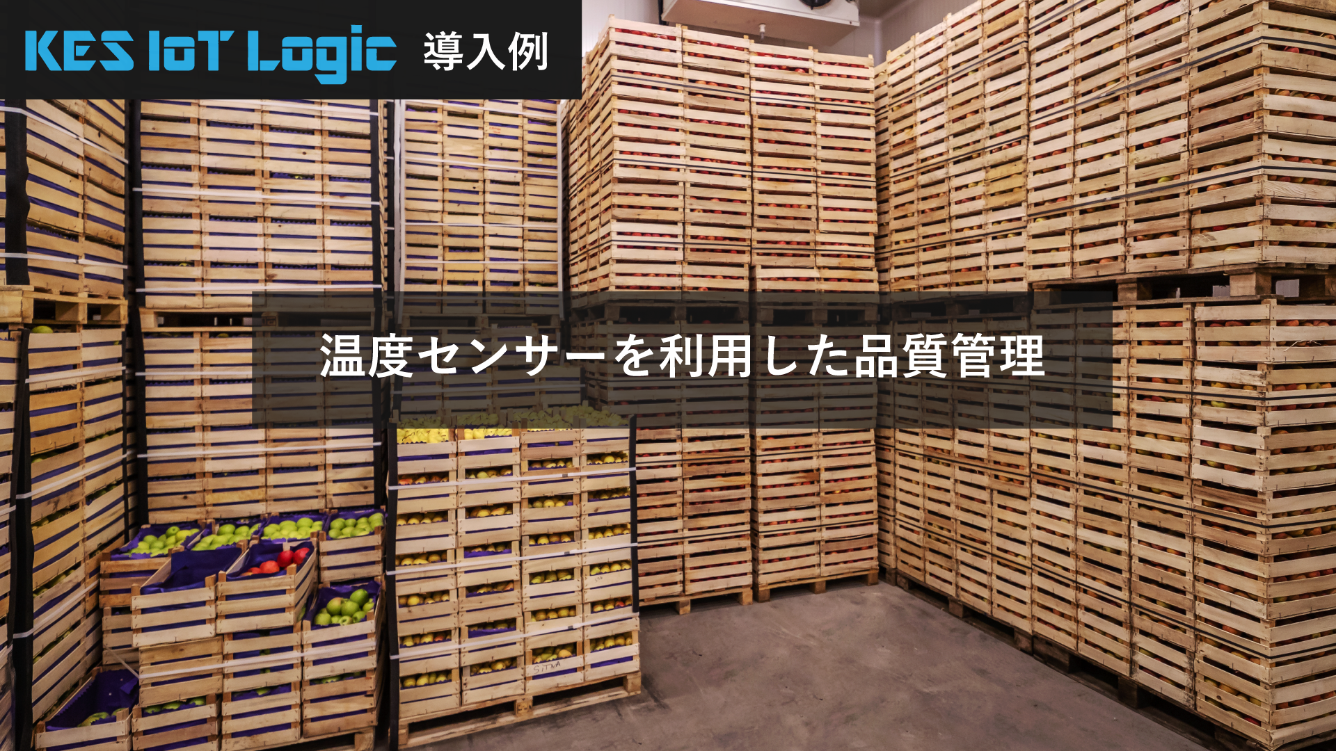 温度センサーを利用した品質管理